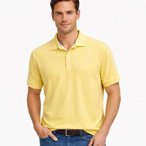 Jos. A. Bank Men’s Yellow Tailored Fit Polo Shirt - Size Large - NWT